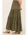 Image #2 - Angie Women's Tiered Maxi Skirt, Olive, hi-res