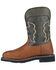 Image #3 - Hoss Men's Showdown 11" Wellington Western Work Boots - Composite Toe, Olive, hi-res