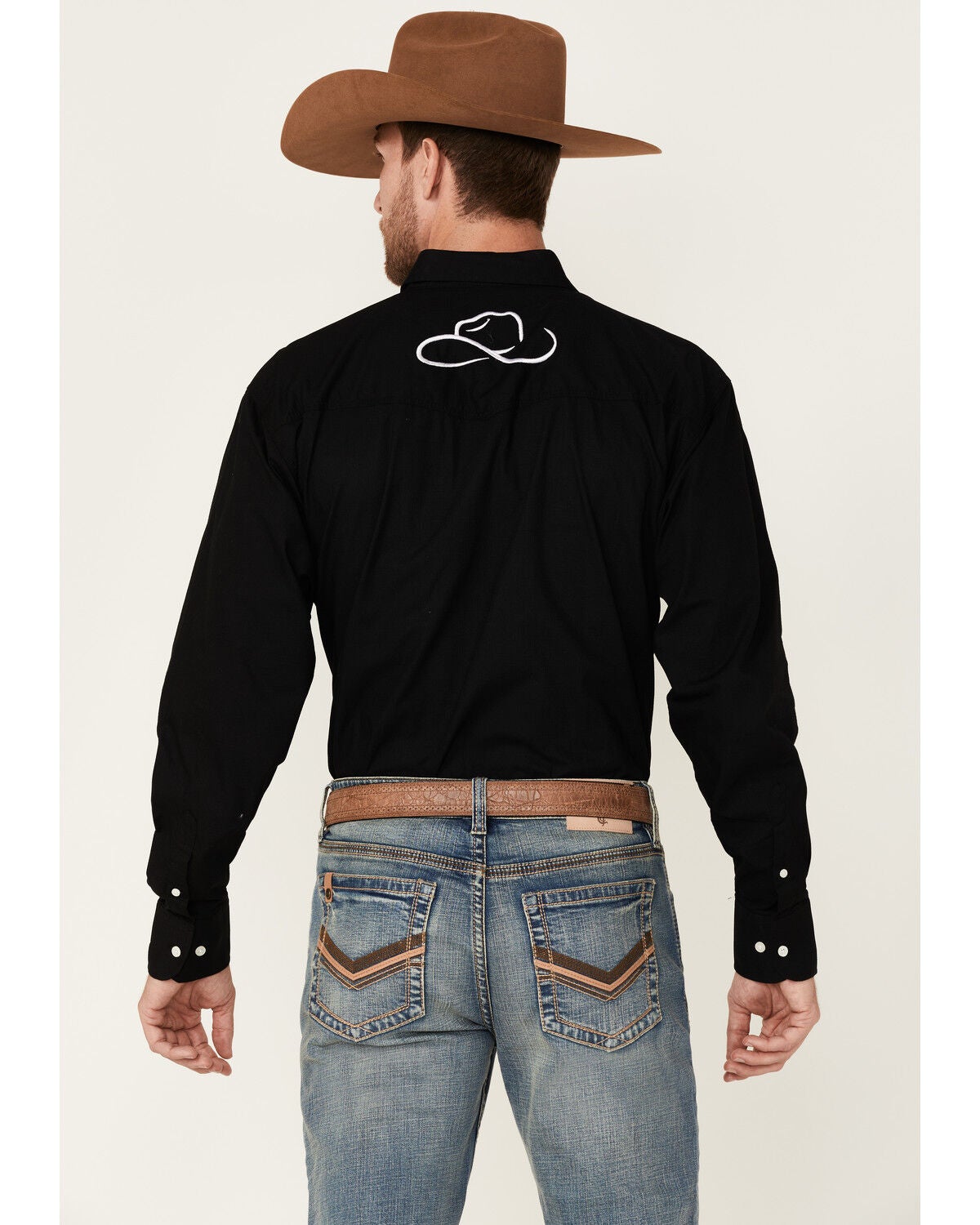 Resistol Men's Black \u0026 White Solid Logo 