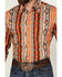 Image #3 - Wrangler Men's Checotah Long Sleeve Snap Western Shirt , Rust Copper, hi-res
