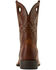 Image #3 - Ariat Men's Sport Rodeo Performance Western Boots - Broad Square Toe, Tan, hi-res