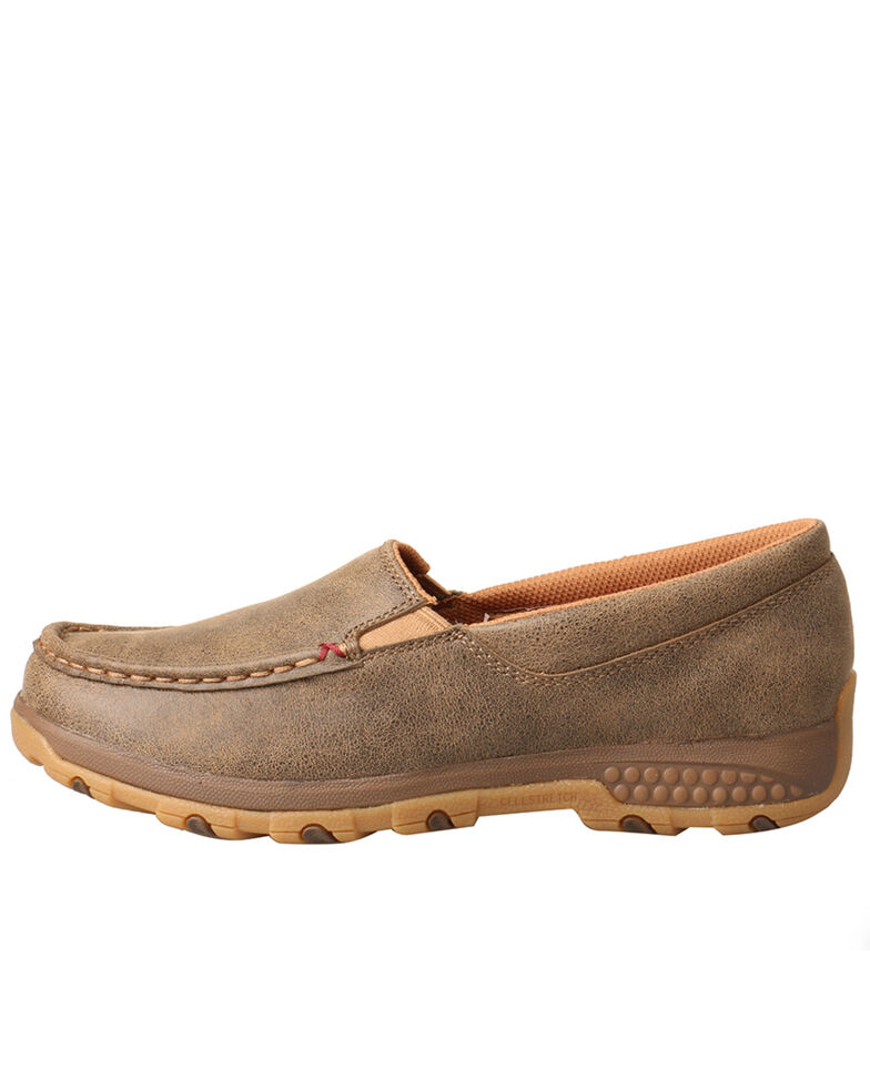 twisted x women's driving mocs slip on
