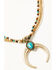Image #2 - Shyanne Women's Golden Hour Crescent Three-Strand Necklace, Turquoise, hi-res