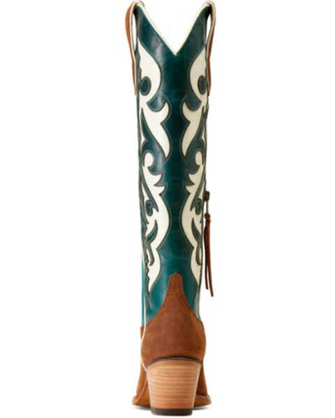 Image #3 - Ariat Women's Elvira Western Boots - Snip Toe, Brown, hi-res
