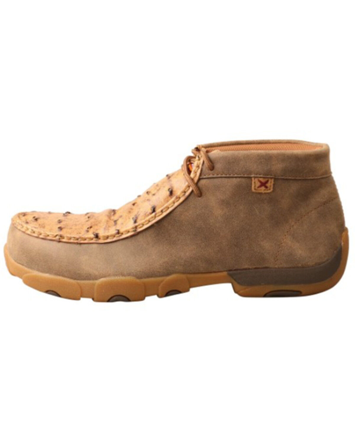 Image #3 - Twisted X Men's Exotic Full-Quill Ostrich Skin Work Shoes - Nano Composite Toe, , hi-res