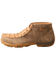 Twisted X Men's Exotic Full-Quill Ostrich Skin Work Shoes - Nano Composite Toe, Brown, hi-res