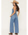 Image #3 - Levi's Women's Bustier Light Wash Sleeveless Wide Leg Denim Jumpsuit, Light Wash, hi-res