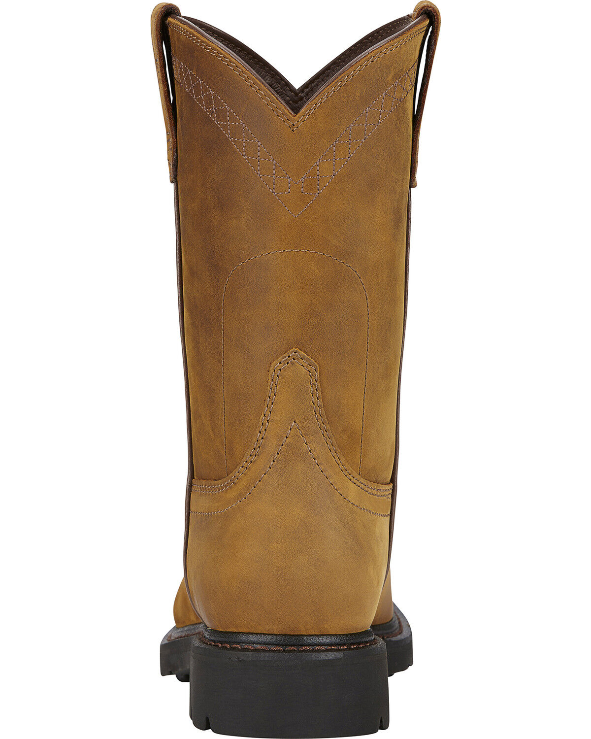 Image #5 - Ariat Men's Sierra Western Work Boots - Soft Toe, Aged Bark, hi-res