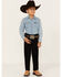 Image #1 - Cody James Little Boys' Night Rider Straight Leg Jeans, Black, hi-res