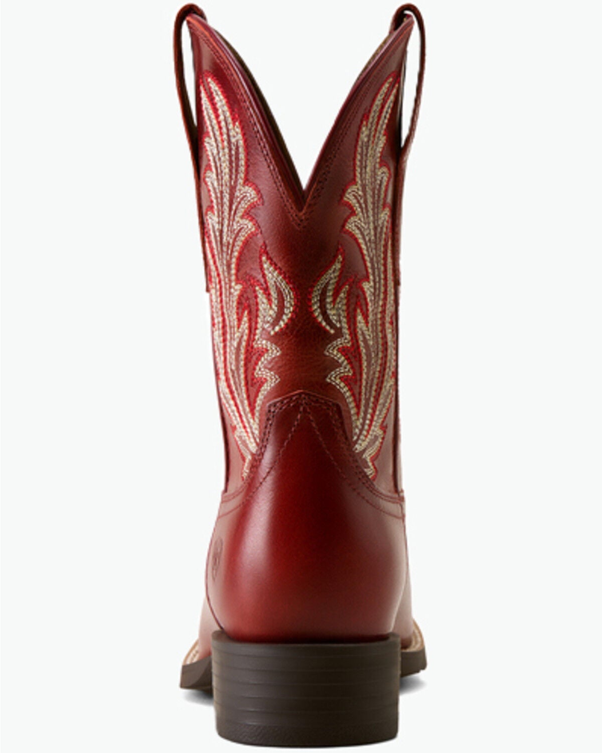 Image #3 - Ariat Women's Round Up Filly Performance Western Boots - Broad Square Toe, Red, hi-res