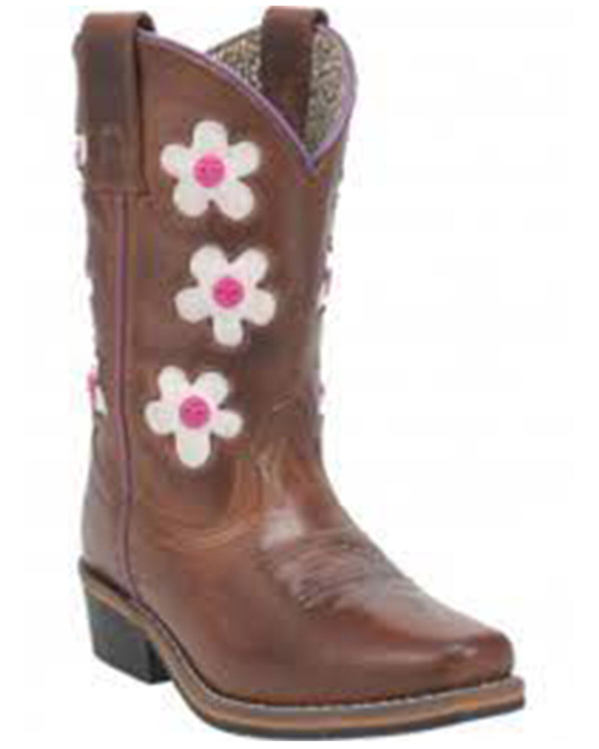 Image #1 - Dan Post Toddler Girls' Giselle Western Boots - Square Toe, , hi-res