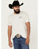 Image #1 - Cody James Men's Infringe Logo Short Sleeve Graphic T-Shirt, Natural, hi-res