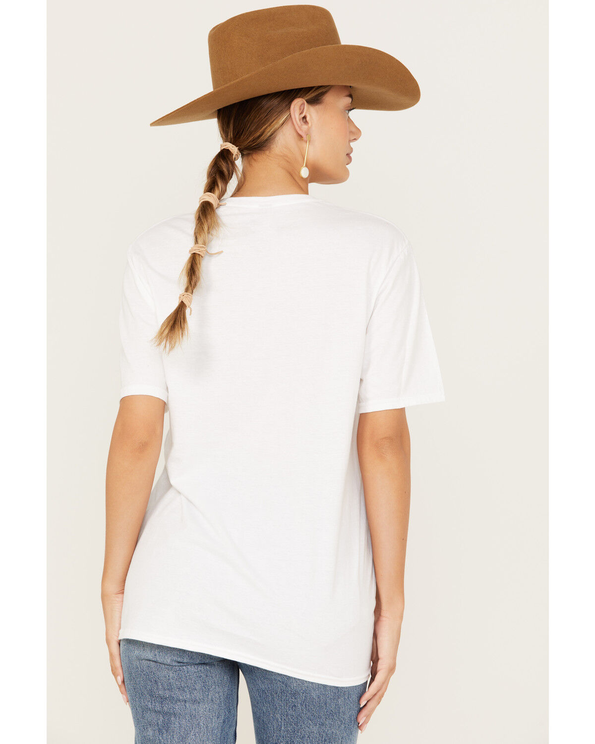 Image #4 - Bohemian Cowgirl Women's Texas Since 1845 Short Sleeve Graphic Tee, White, hi-res