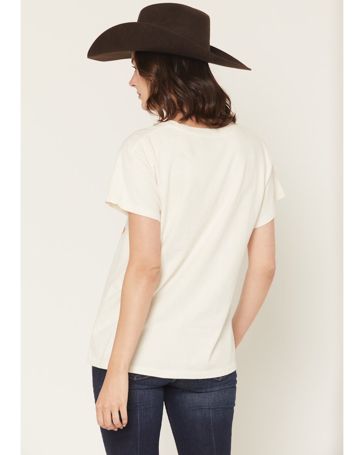 Image #4 - Girl Dangerous Women's Born To Buck Short Sleeve Graphic Tee, Tan, hi-res