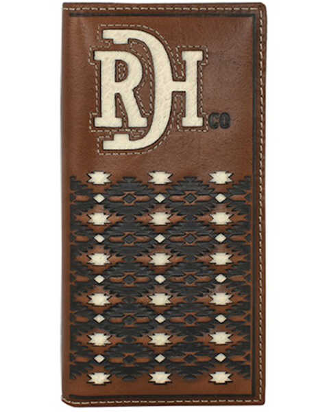 Image #1 - Red Dirt Hat Men's Inlay Rodeo Wallet , Brown, hi-res