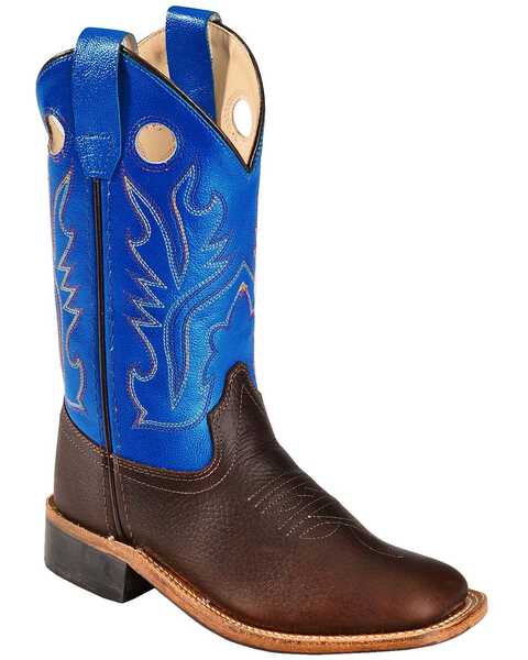 Cody James Boys' Thunder Western Boots - Broad Square Toe, Oiled Rust, hi-res