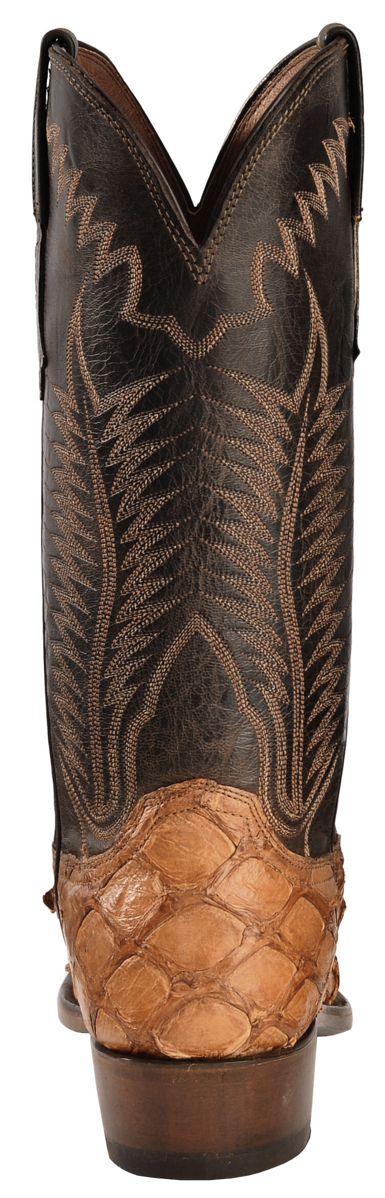 lucchese pirarucu cognac