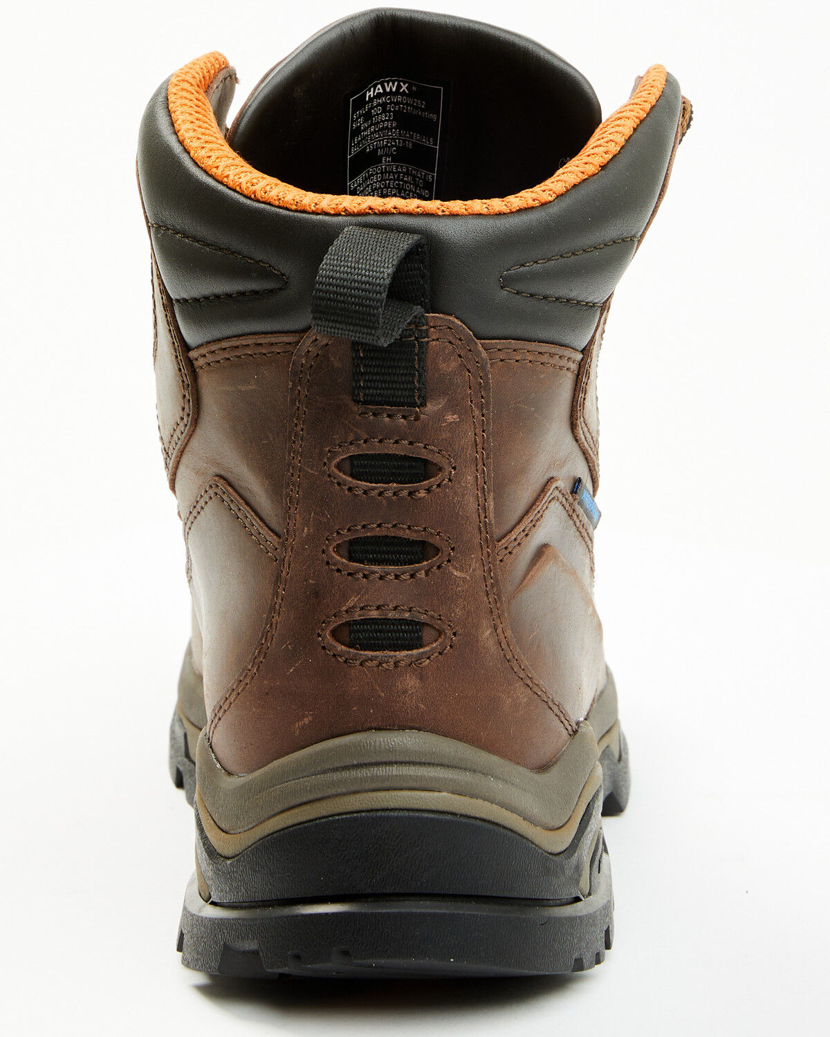 Image #5 - Hawx Men's Enforcer Pro Work Boots - Composite Toe, Brown, hi-res