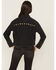 Image #4 - Idyllwind Women's Concho Embellished Long Sleeve Snap Western Shirt, Black, hi-res