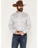 Image #1 - Wrangler X Cody Johnson Men's Paisley Print Long Sleeve Button-Down Western Shirt, Charcoal, hi-res