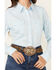 Image #3 - Wrangler Retro Women's Solid Long Sleeve Button-Down Stretch Western Shirt, Light Blue, hi-res