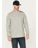 Image #2 - Ariat Men's FR Work Hard Live Free Short Sleeve Pocket Work Shirt, Dark Grey, hi-res