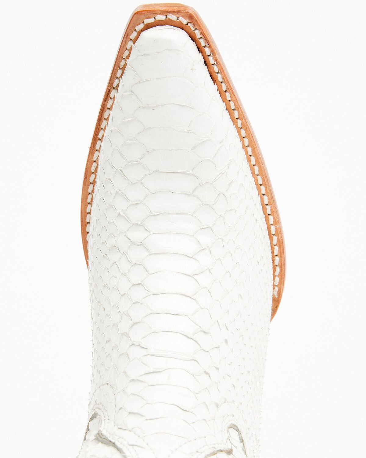 Image #6 - Idyllwind Women's Slay Exotic Python Western Boots - Snip Toe, White, hi-res
