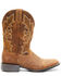 Durango Men's Westward Western Performance Boots - Broad Square Toe, Brown, hi-res