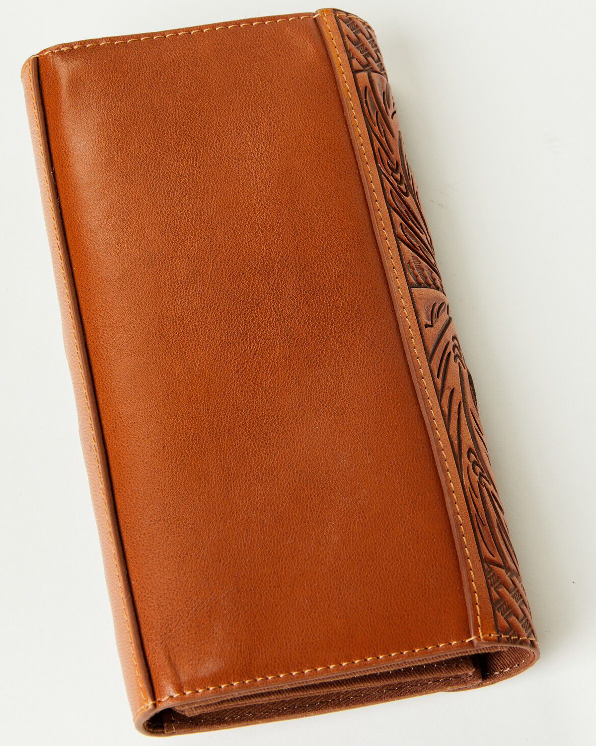 Image #3 - Shyanne Women's Wrenlee Tooled Underlay Wallet, Chestnut, hi-res