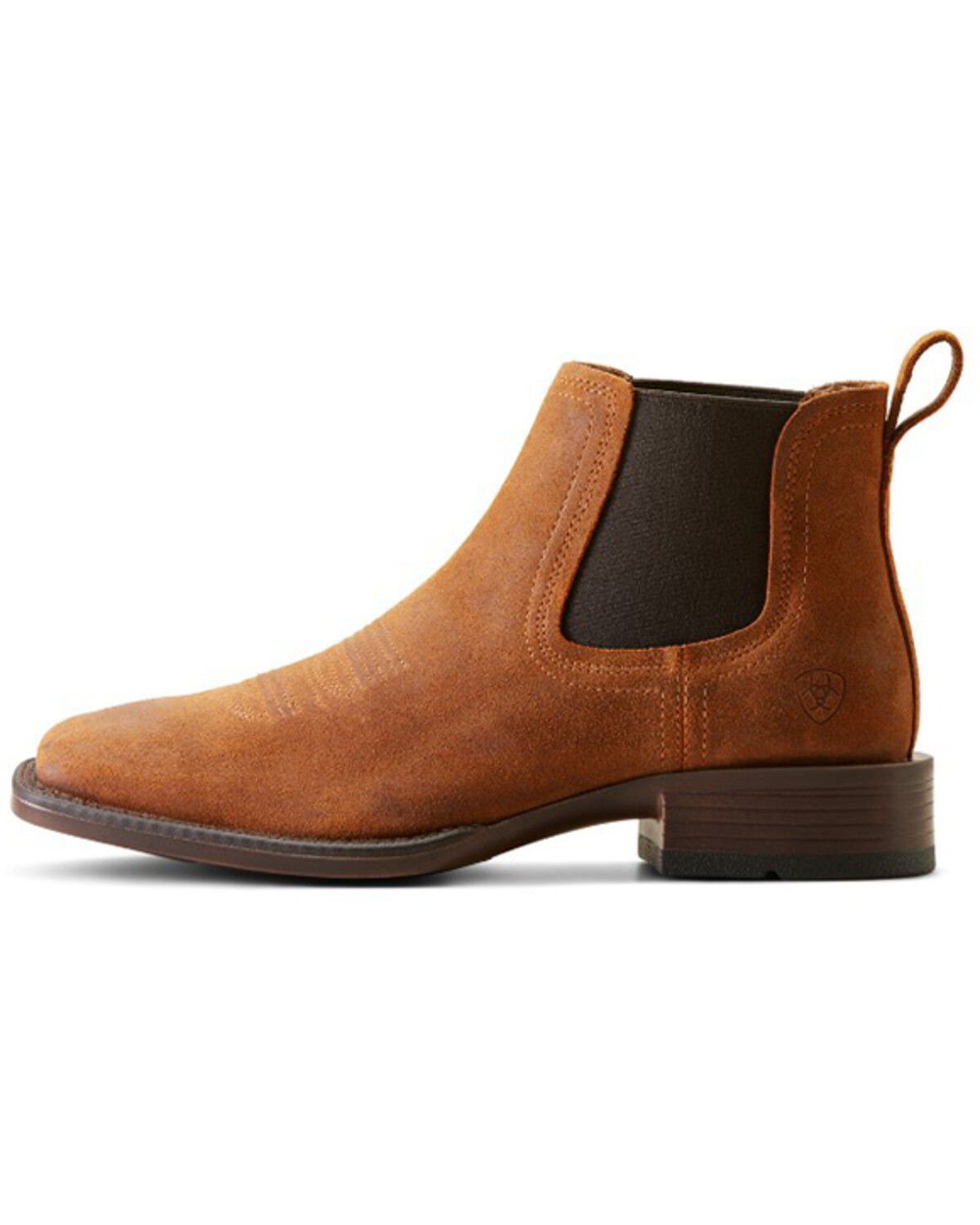 Image #2 - Ariat Men's Booker Ultra Western Boots - Broad Square Toe, Brown, hi-res