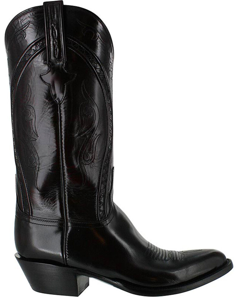 Lucchese Men's Handmade Black Western Boots - Pointed Toe | Sheplers