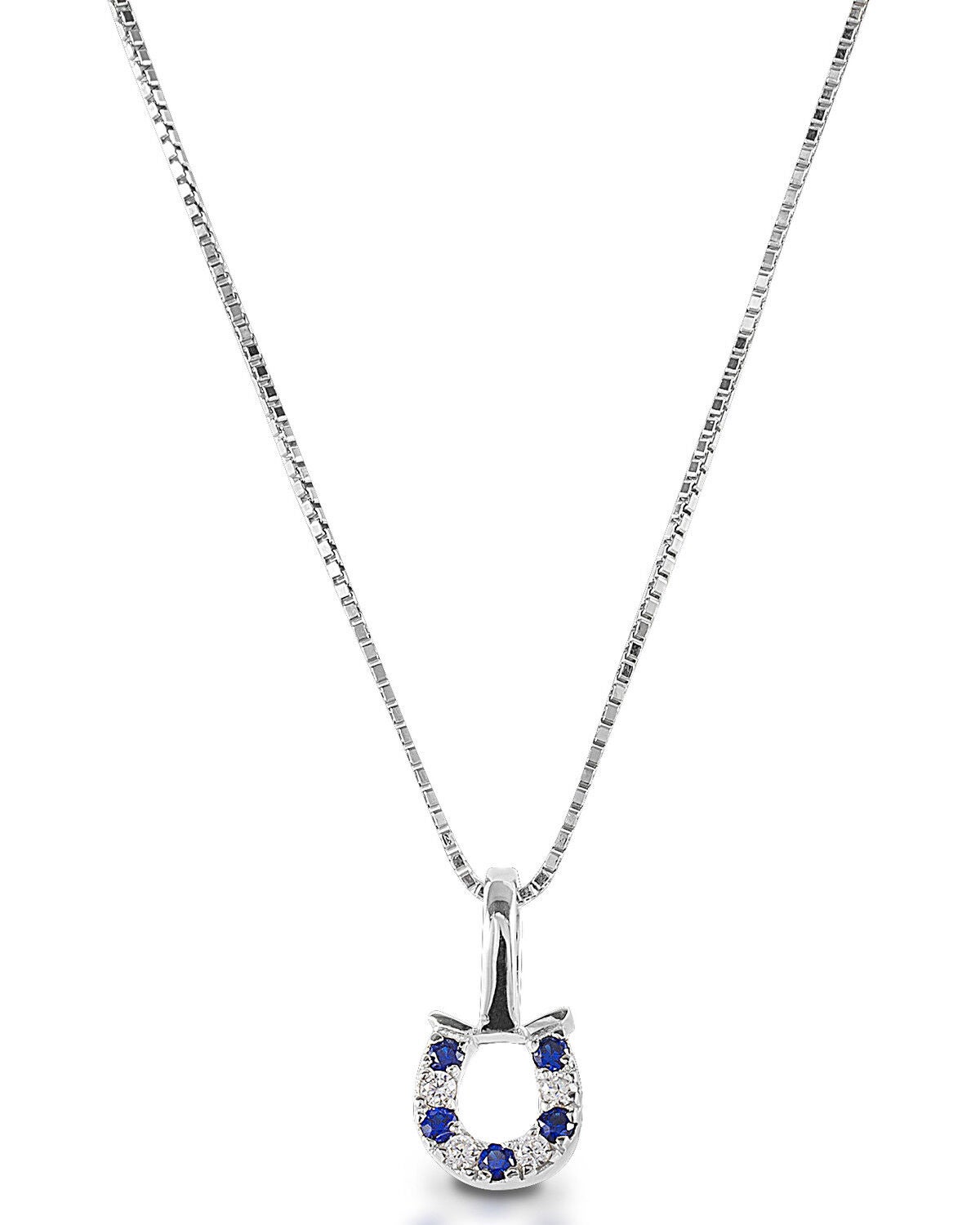 Kelly Herd Women's Horseshoe Necklace, Silver, hi-res