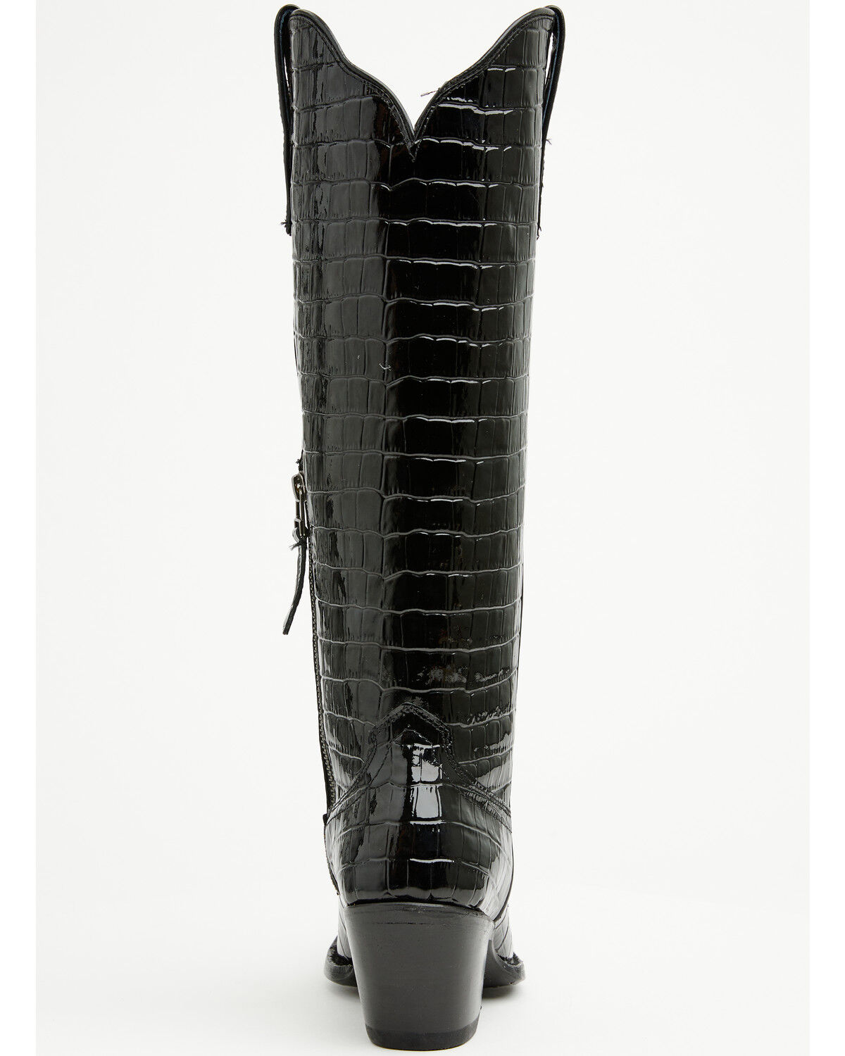 Image #5 - Ariat Women's Casanova Crocodile Print Tall Western Boots - Snip Toe, Black, hi-res