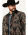 Image #2 - Moonshine Spirit Men's Southwestern Print Snap Jacket, Black, hi-res
