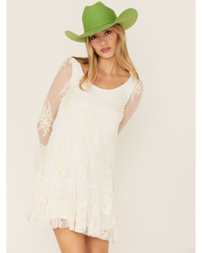 Maggie Sweet Women's Solea Lace Dress, Ivory, hi-res