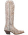 Image #2 - Dan Post Women's 16" Triad Silvie Tall Western Boots - Snip Toe, Ivory, hi-res