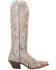 Image #2 - Dan Post Women's 16" Triad Silvie Tall Western Boots - Snip Toe , Ivory, hi-res
