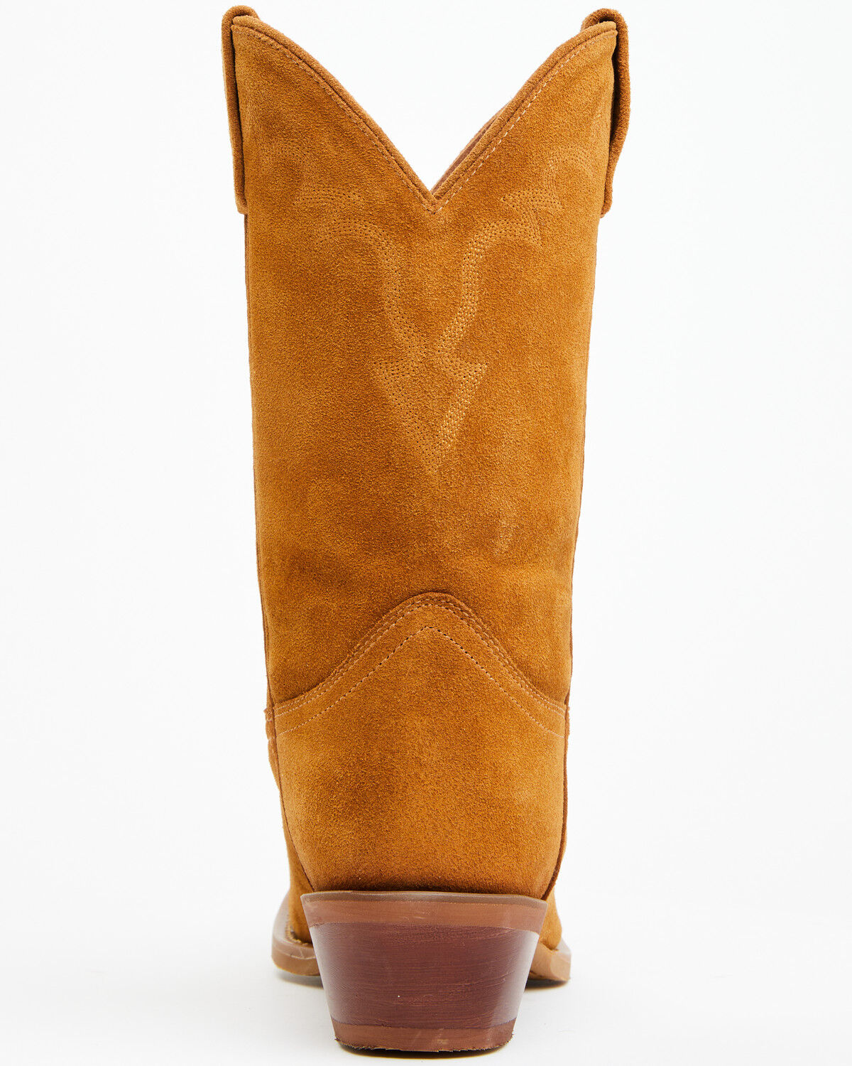 Image #5 - Laredo Men's Larkin Suede Water Resistant Western Boots - Round Toe, Honey, hi-res