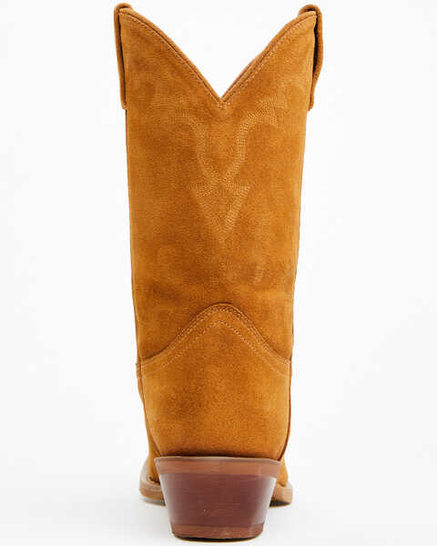 Image #5 - Laredo Men's Larkin Suede Water Resisting Western Boots - Medium Toe , Honey, hi-res