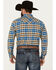 Image #4 - Pendleton Men's Wyatt Plaid Print Long Sleeve Snap Western Shirt , Tan, hi-res