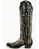 Image #3 - Dan Post Women's Denim Darlin Tall Western Boots - Snip Toe, Black, hi-res