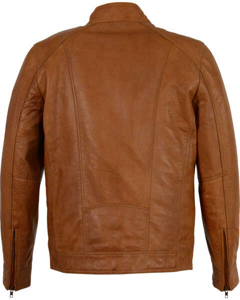 Image #2 - Milwaukee Leather Men's Sheepskin Moto Leather Jacket - 3X , Tan, hi-res