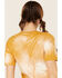 Bohemian Cowgirl Women's Bang Bang Cowboy Bleached Graphic Tee , Mustard, hi-res