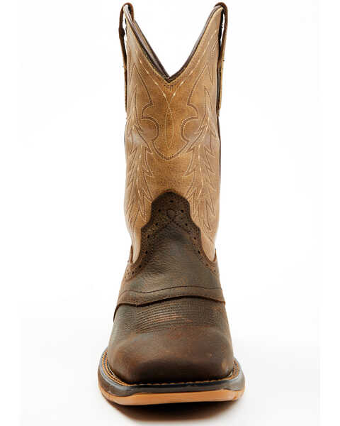 Image #4 - Cody James Men's Summit Lite Xero Gravity Performance Western Boots - Broad Square Toe, Brown, hi-res