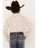 Image #4 - Cody James Boys' Horse Shoe Print Long Sleeve Western Snap Shirt, Caramel, hi-res