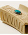 Image #3 - Shyanne Women's Tooled Floral Leather Hair Clip, Cream, hi-res