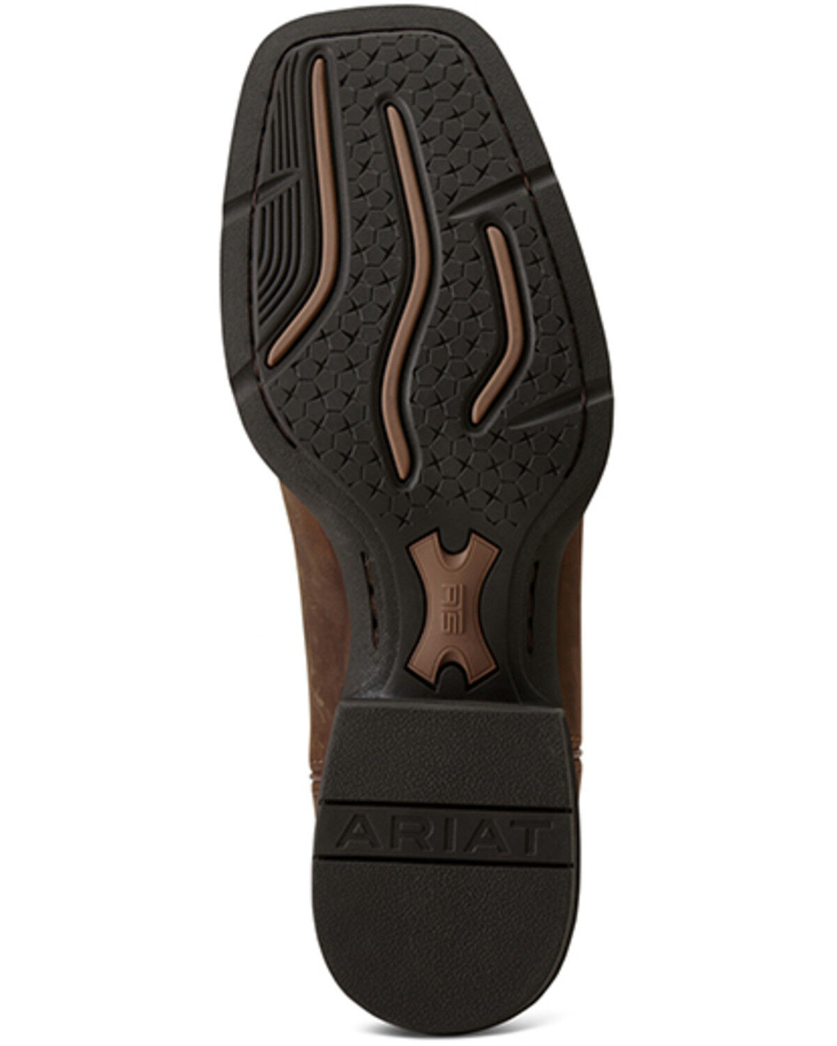 Image #9 - Ariat Men's Sport Western Performance Boots - Broad Square Toe, Brown, hi-res