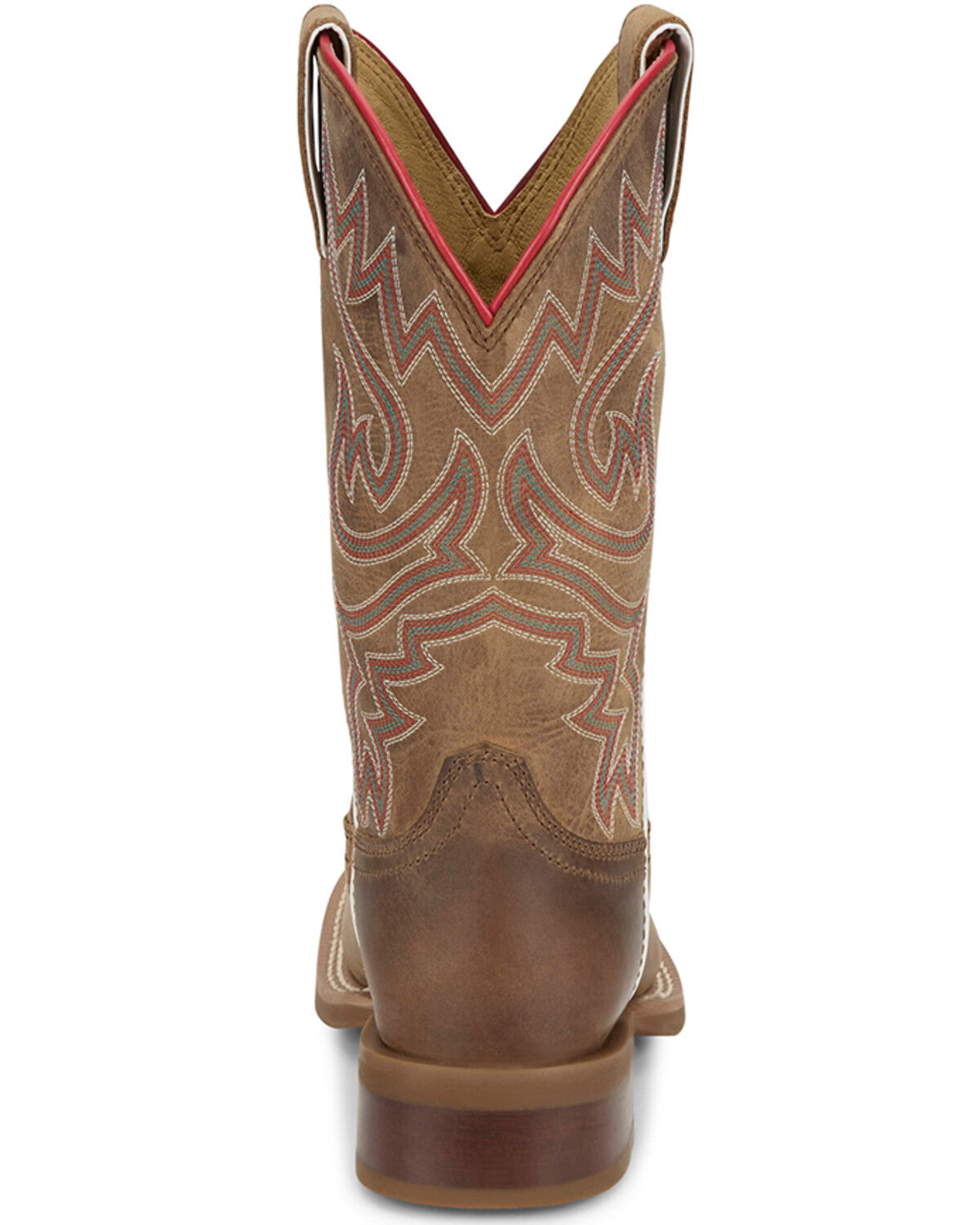 Image #5 - Justin Women's Little Sugar Performance Western Boots - Broad Square Toe, Brown, hi-res