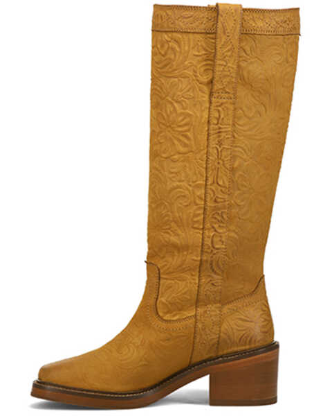 Image #3 - Frye Women's Kate Pull-On Boots - Round Toe , Mustard, hi-res