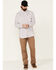 Ariat Men's FR Gauge Plaid Print Long Sleeve Button Down Work Shirt, White, hi-res